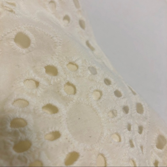J. Jill Eyelet Tank Top Blouse Layered White - Picture 5 of 5